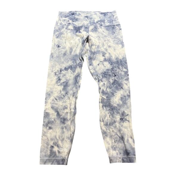 Lululemon Align Pants DIIP Diamond Dye Iced Iris Peri Purple Size 10 Athletic - Picture 1 of 6